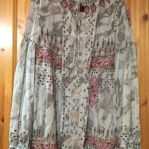 Johnny Was Biya Deliza Top